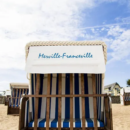 Alpehytte Lumineux Avec Grand Jardin Et Parking Prive A - Fr-1-788-55 Merville-Franceville-Plage